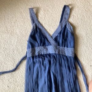 Size 8/M long grey/blue Jonathon Martin dress